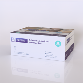 SAFElife™ T-Swab Cotinine (COT) & Alcohol Oral Fluid Test